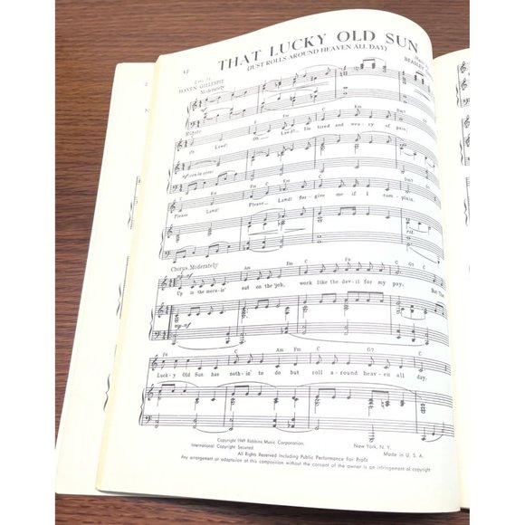 30 Years 30 Hits No. 2 Vintage Piano Sheet Music Songbook 1953 - Picture 5 of 6